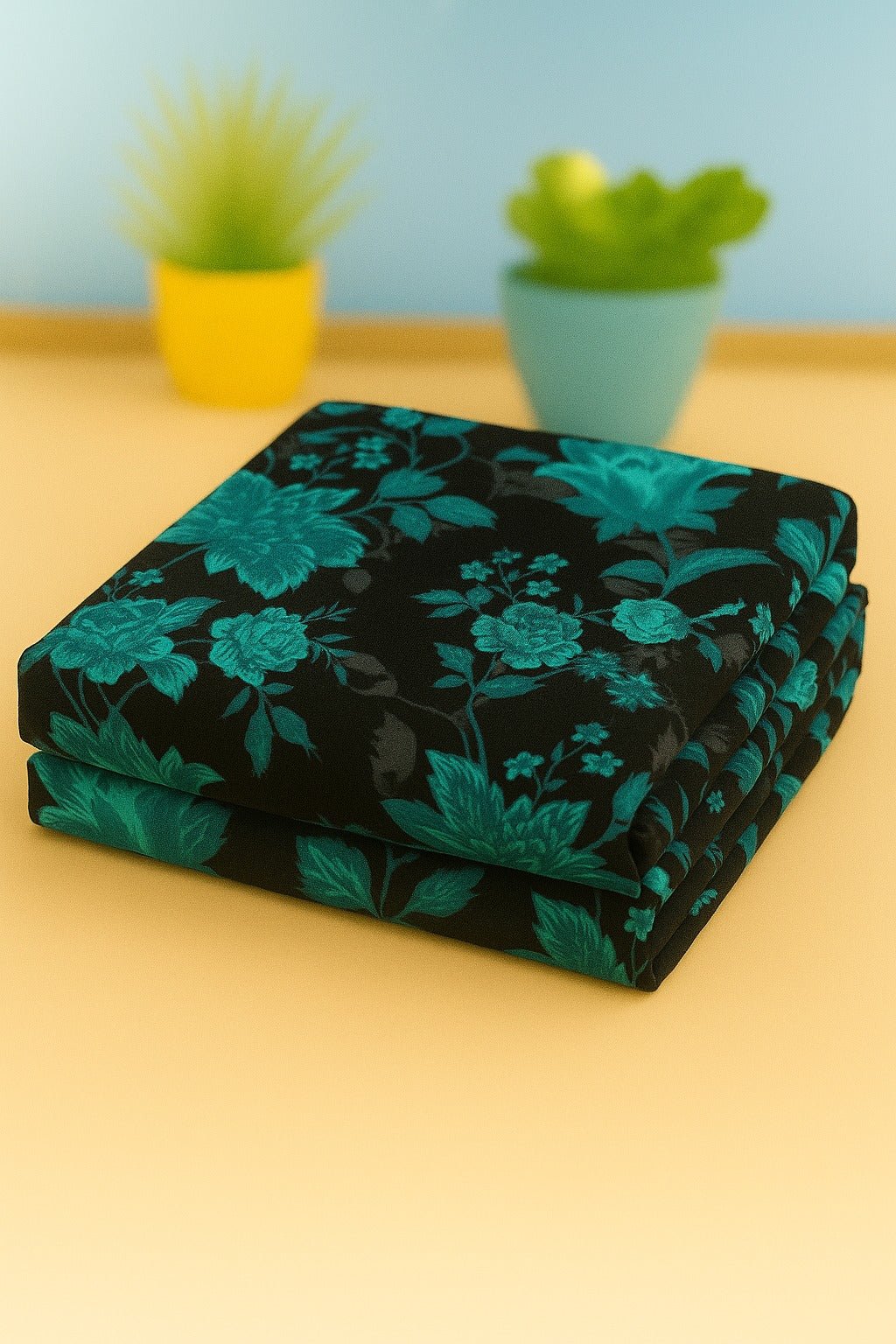 2 PIECE-SAPPHIRE KHADDAR