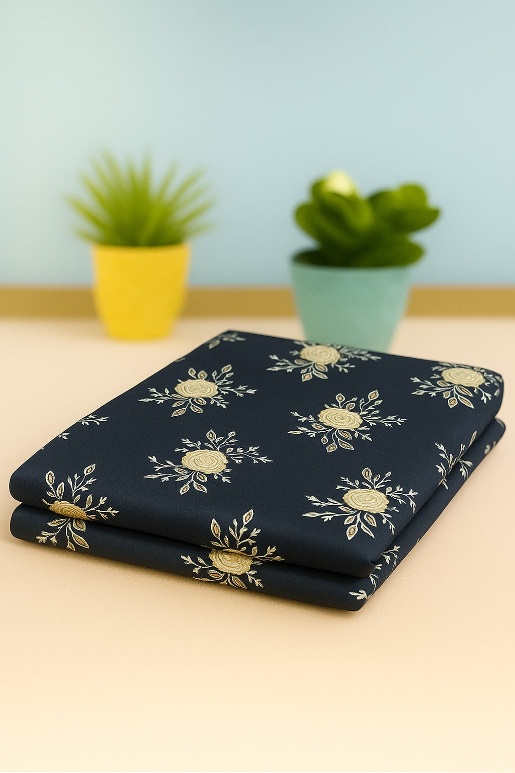 Alkaram Lawn 2 Piece Unstitched Black 2