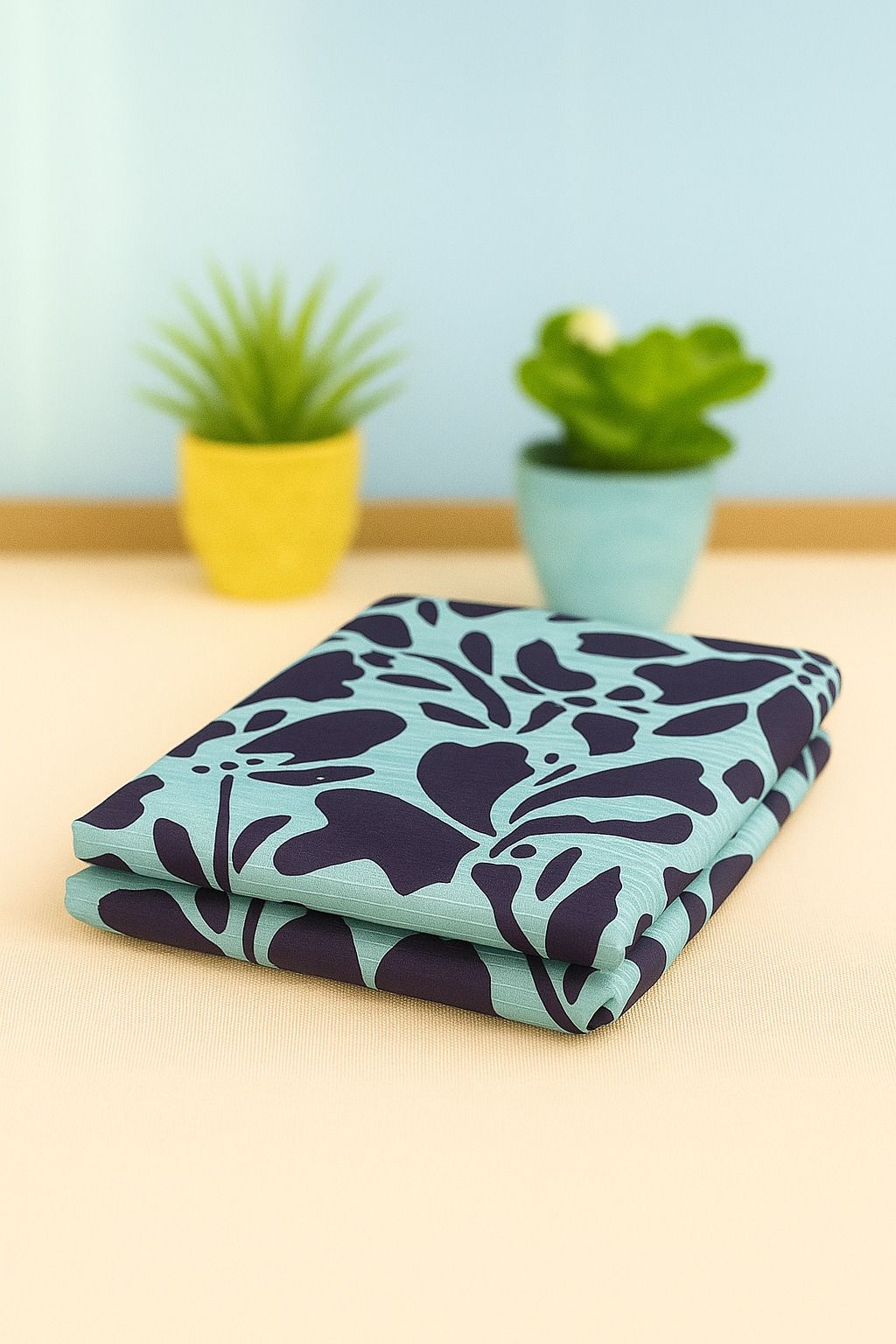 2-Piece Sapphire Linen Bana Dora