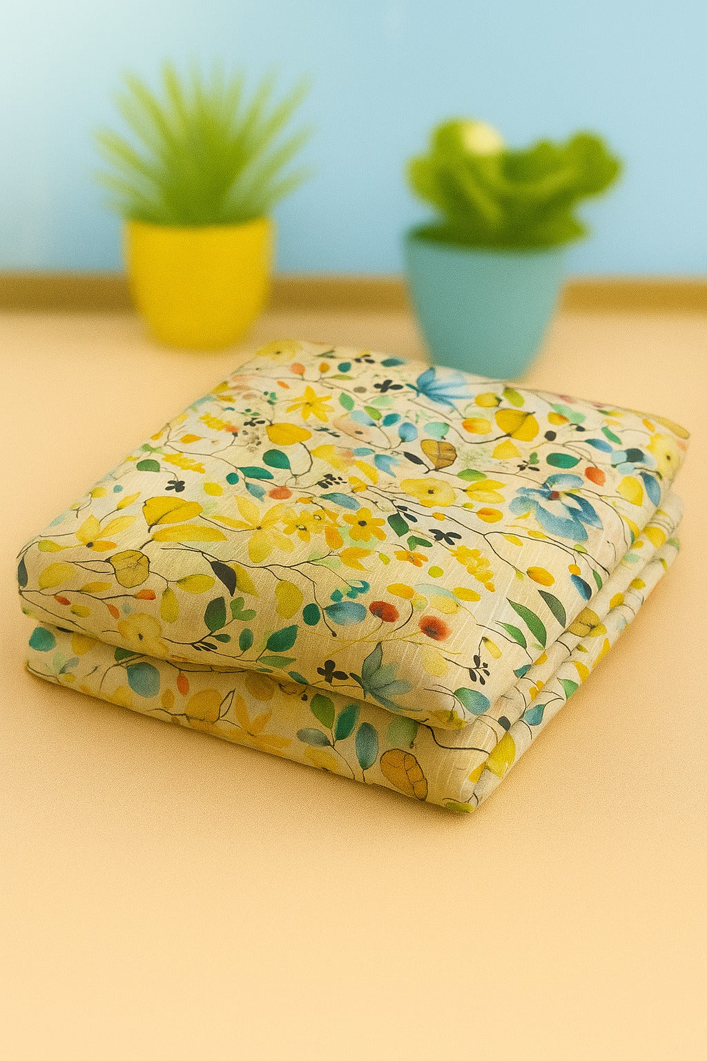 2-Piece Sapphire Linen Bana Dora