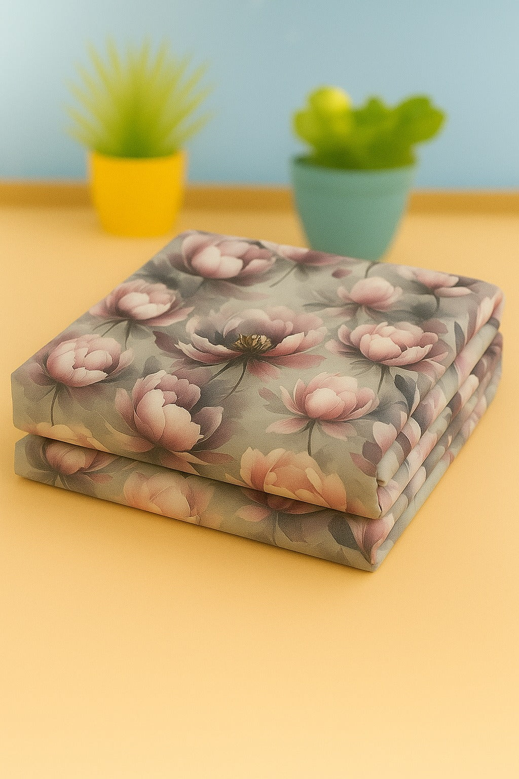 2 PIECE-SAPPHIRE KHADDAR