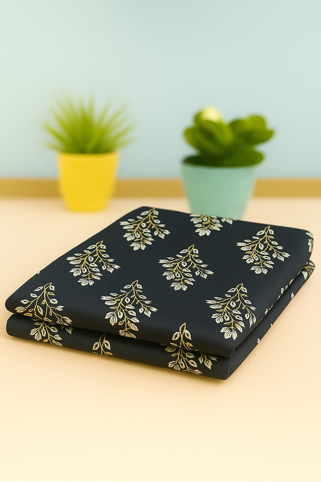 Alkaram Lawn 2 Piece Unstitched Black 11