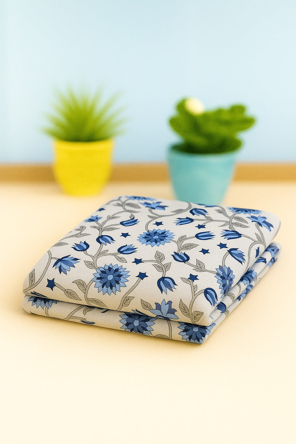 2-Piece Sapphire Linen Bana Dora