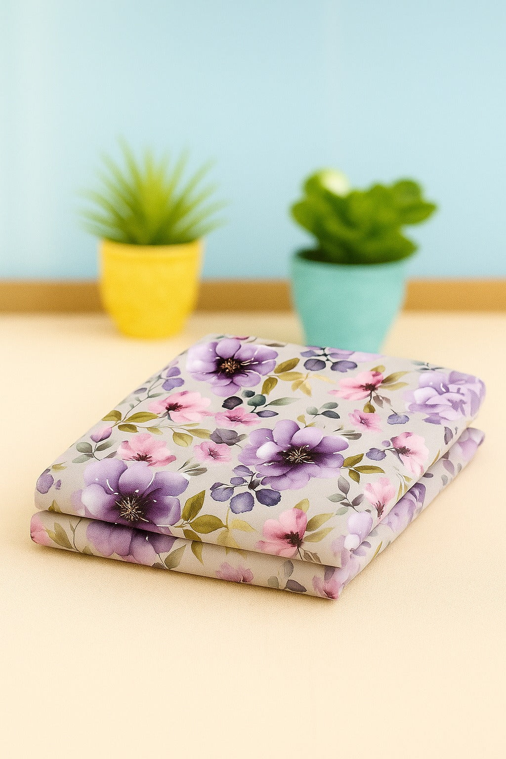 2 PIECE-SAPPHIRE KHADDAR