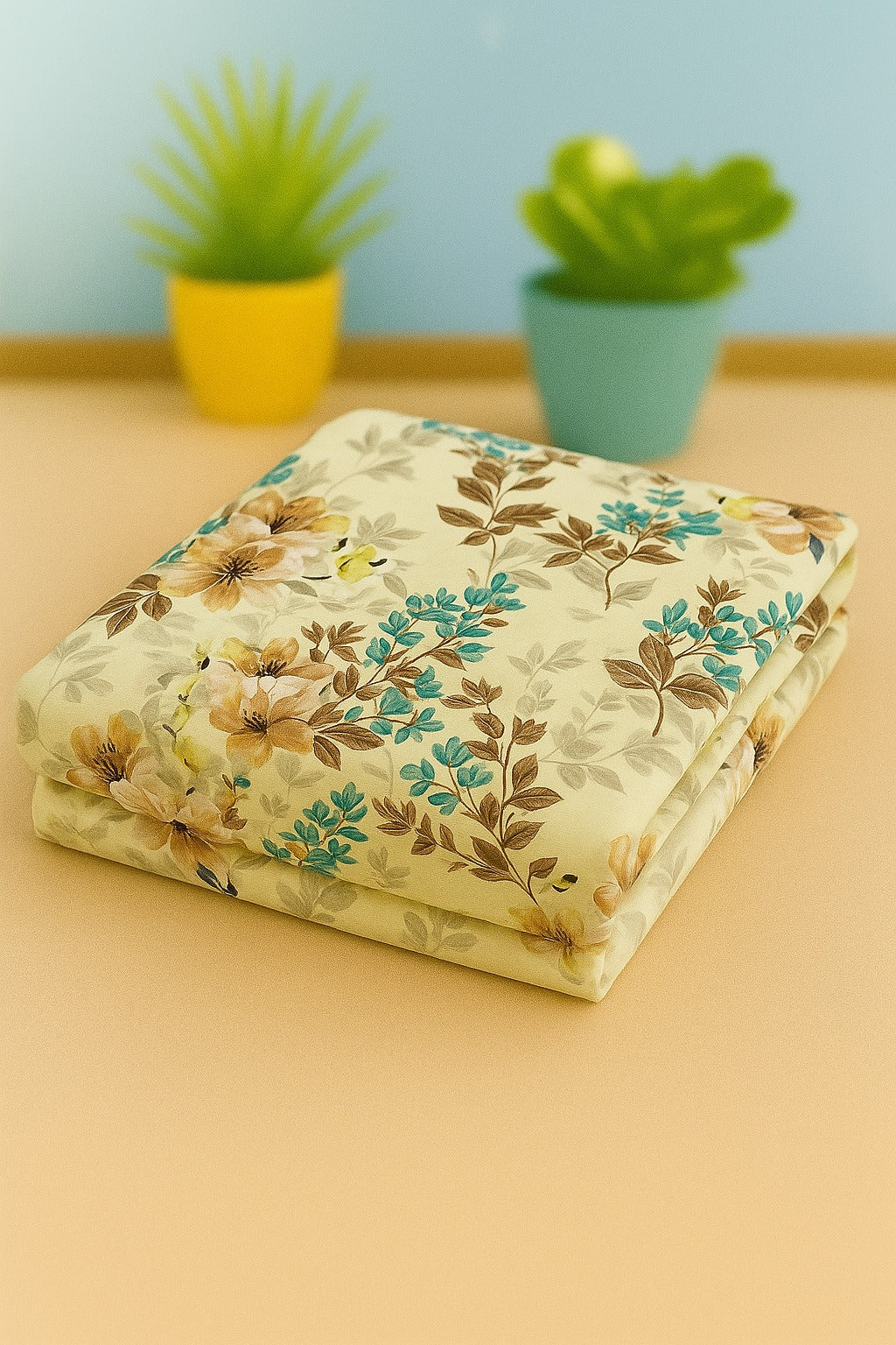 2 PIECE-SAPPHIRE KHADDAR