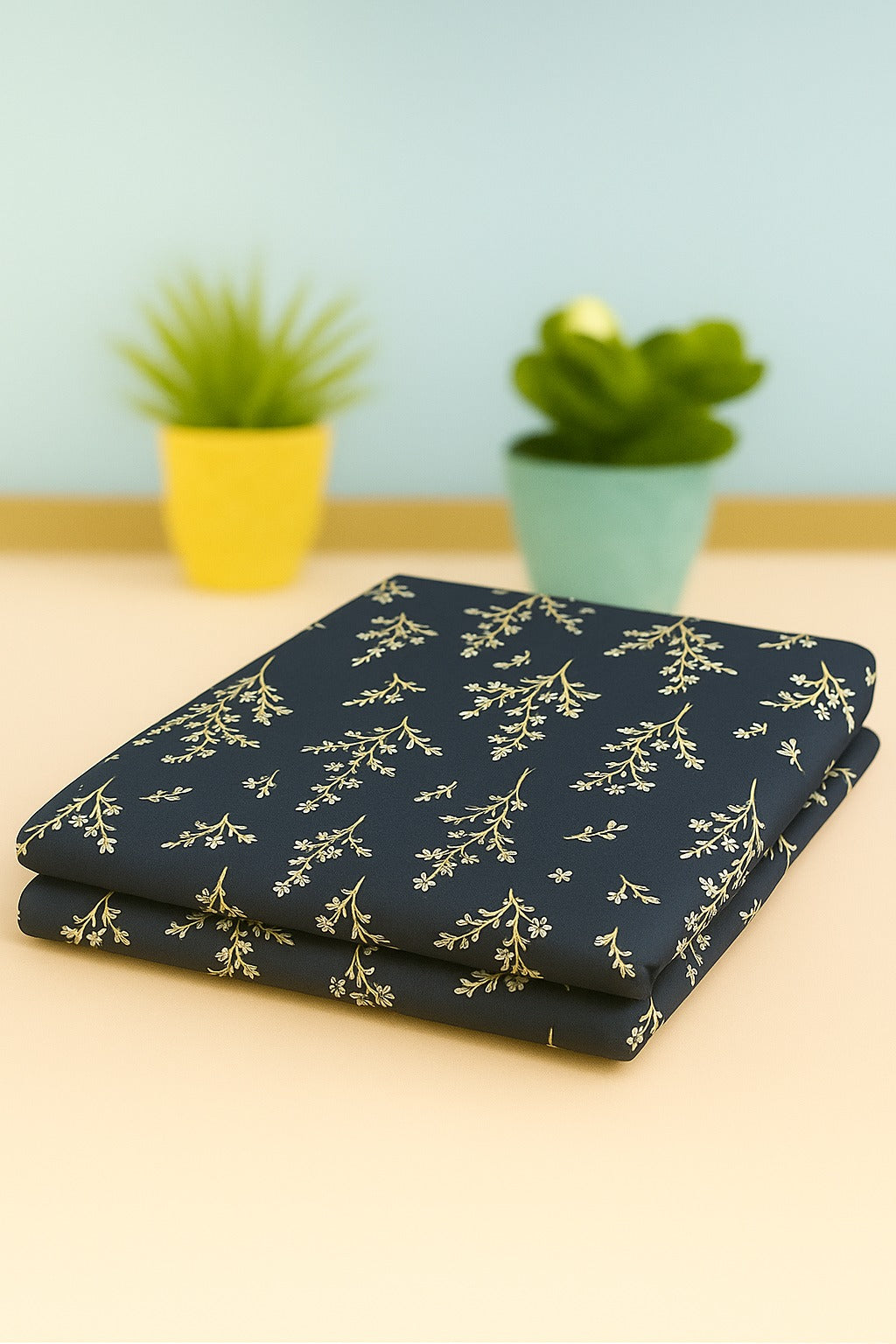 Alkaram Lawn 2 Piece Unstitched Black 4