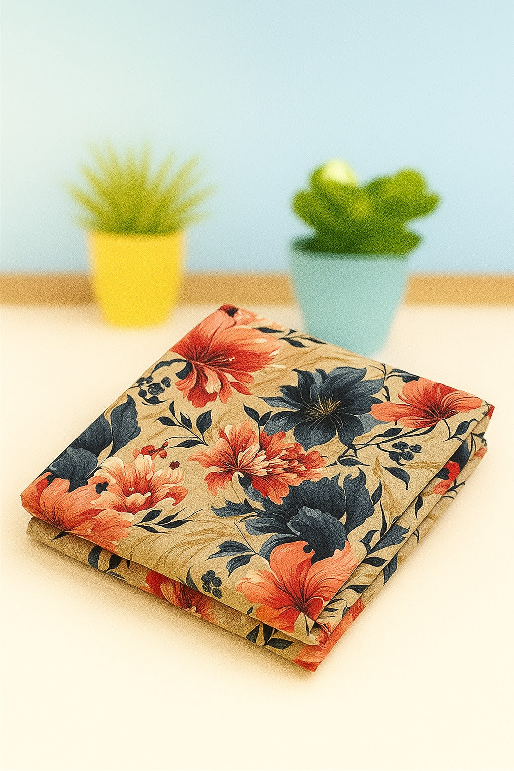 2-Piece Sapphire Linen Bana Dora