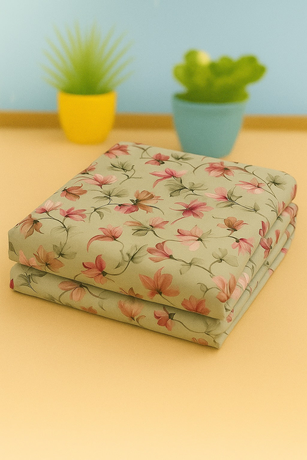 2 PIECE-SAPPHIRE KHADDAR