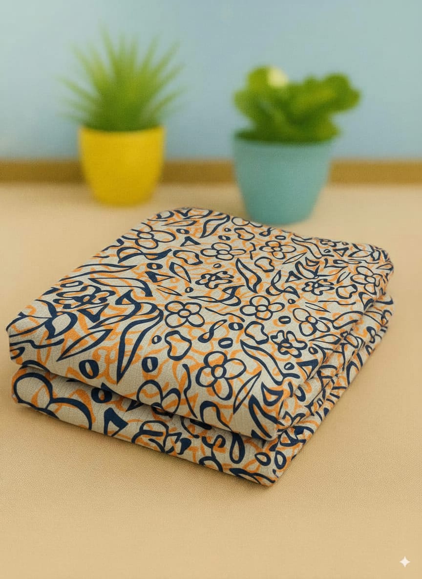 2-Piece Sapphire Linen Bana Dora