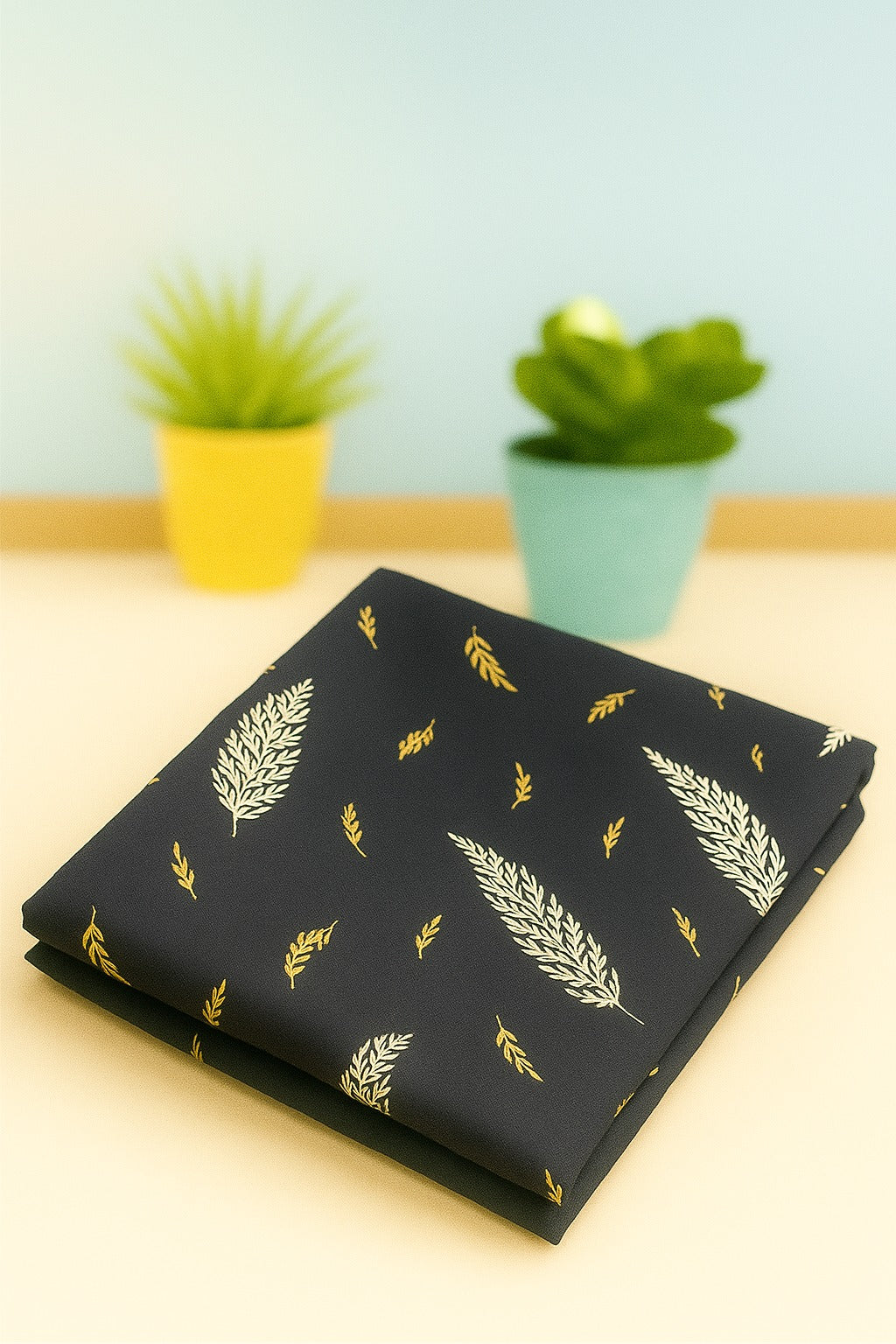 Alkaram Lawn 2 Piece Unstitched Black 16