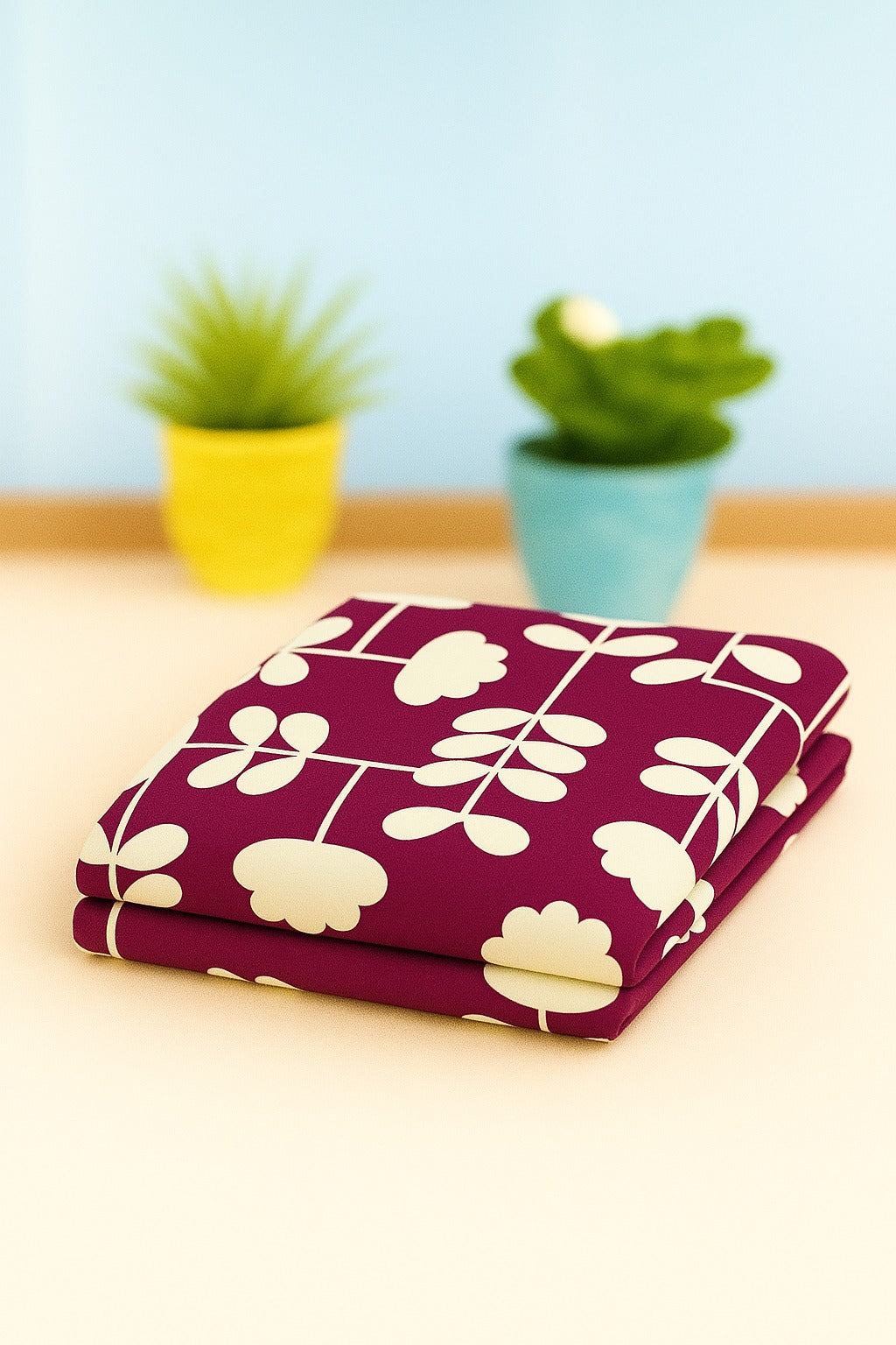 2-Piece Sapphire Linen Bana Dora