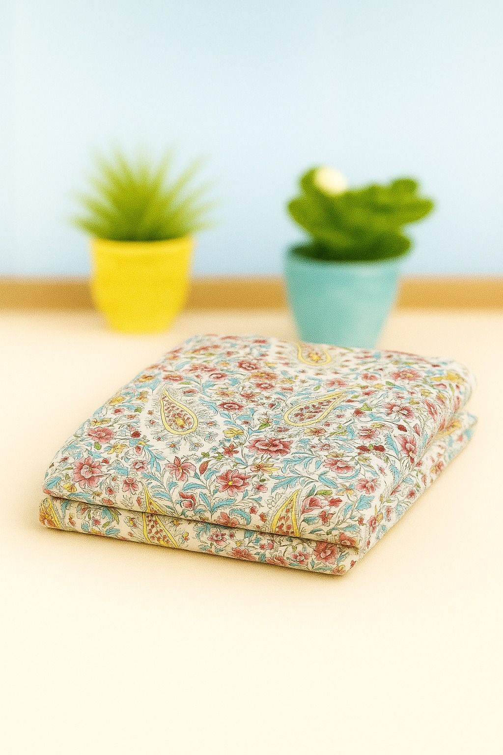 2-Piece Sapphire Linen Bana Dora