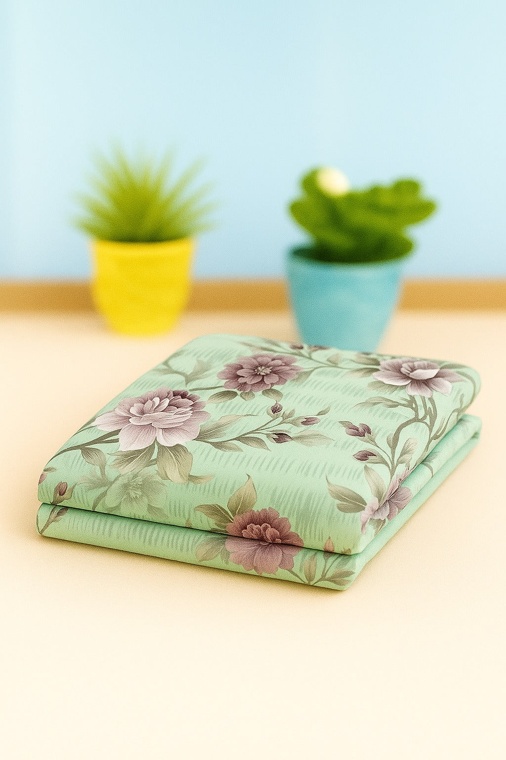 2 PIECE-SAPPHIRE KHADDAR